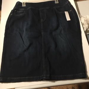 Denim skirt, Christopher & banks